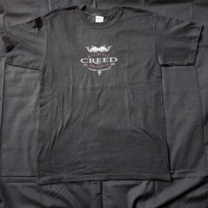 vintage creed t shirt Medium Navy 2000s Y2K Tour Band